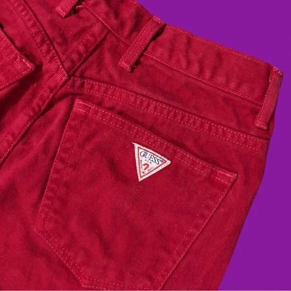 90s Guess Jeans (Red) - Picture 5 of 6